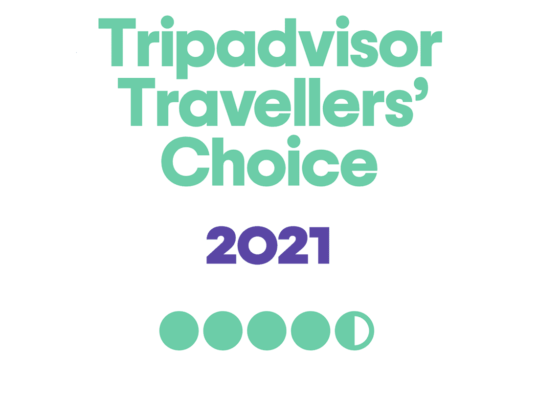 2021 Tripadvisor Traveller’s Choice Award!